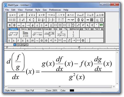 mathtype gratuit.